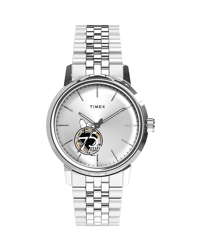 Timex x Peanuts Marlin Automatic 75th Anniversary Watch, 40mm