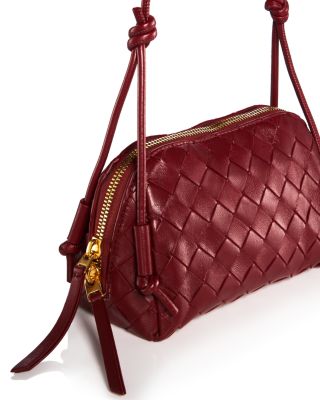 Concert Pouch Intrecciato Leather Shoulder Bag