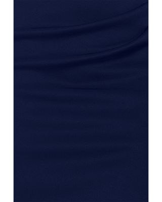 Asymmetric Neck Scuba Dress - Exclusive