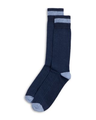 Ribbed Crew Socks - Exclusive