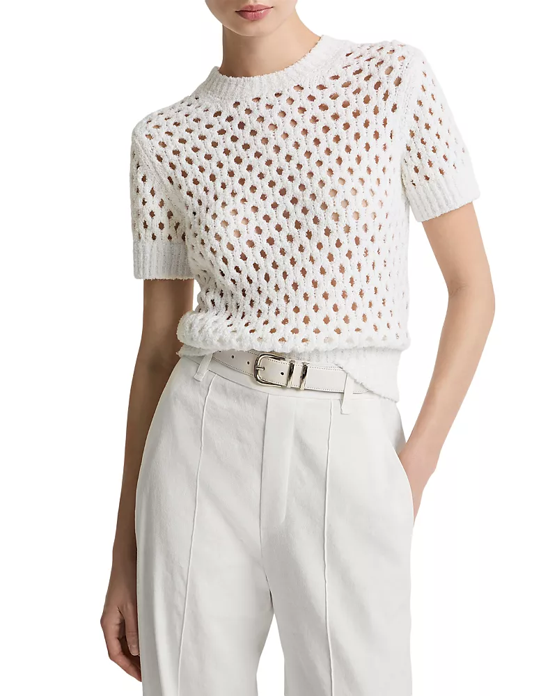 Vince Honeycomb Knit Top