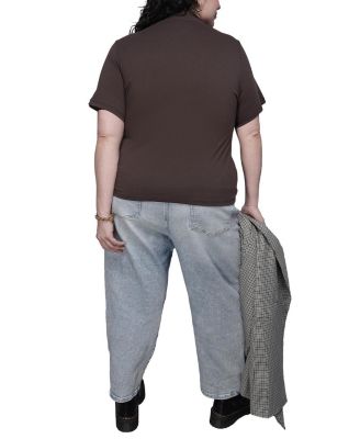  Plus The Everyday Mock Neck Tee