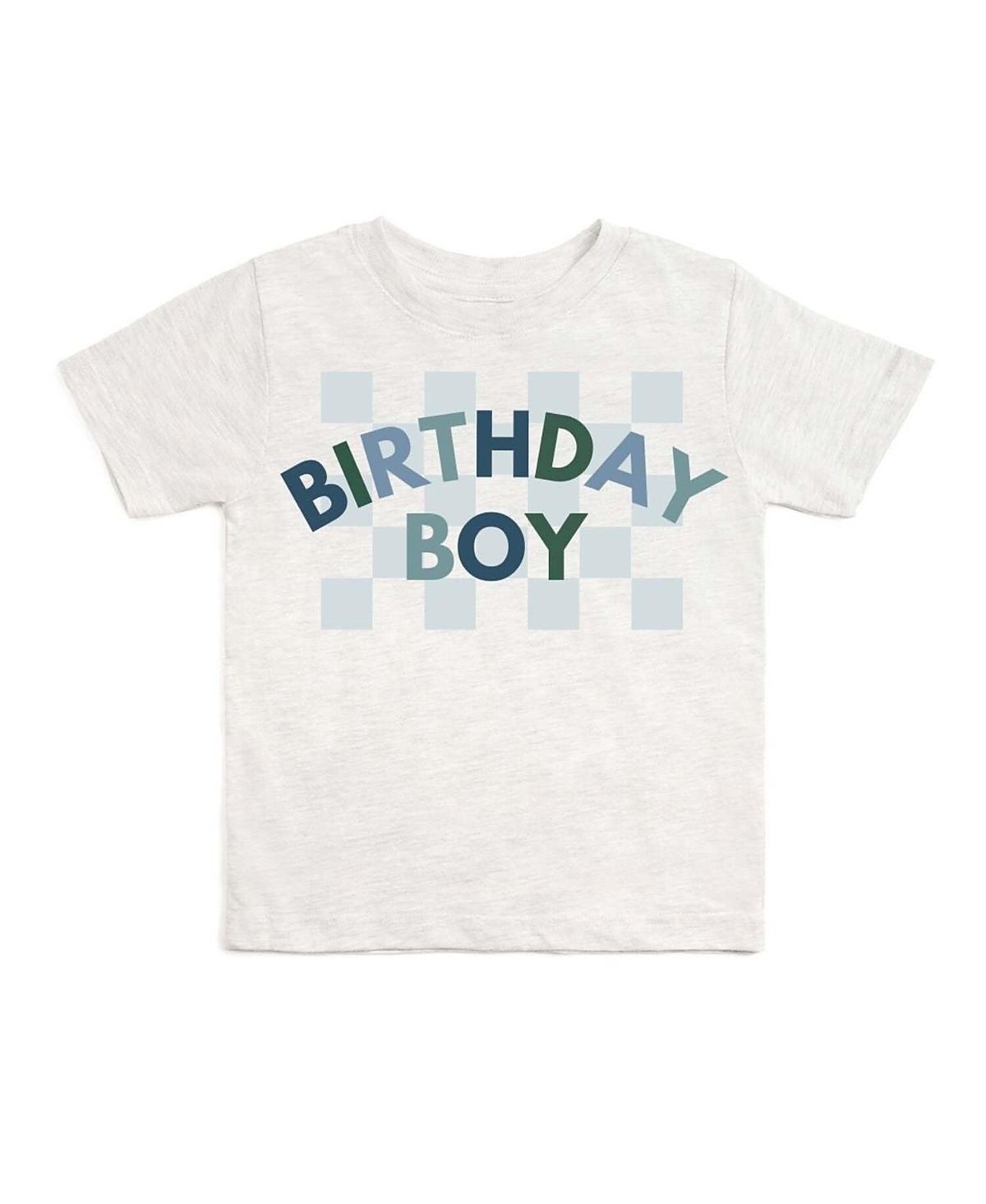 Sweet Wink Birthday Checker Short Sleeve T-Shirt - Big Kid