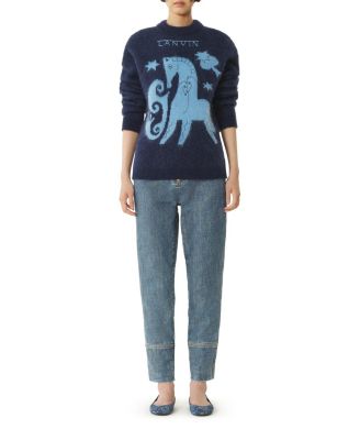 Lunar Year Jacquard Mohair Sweater