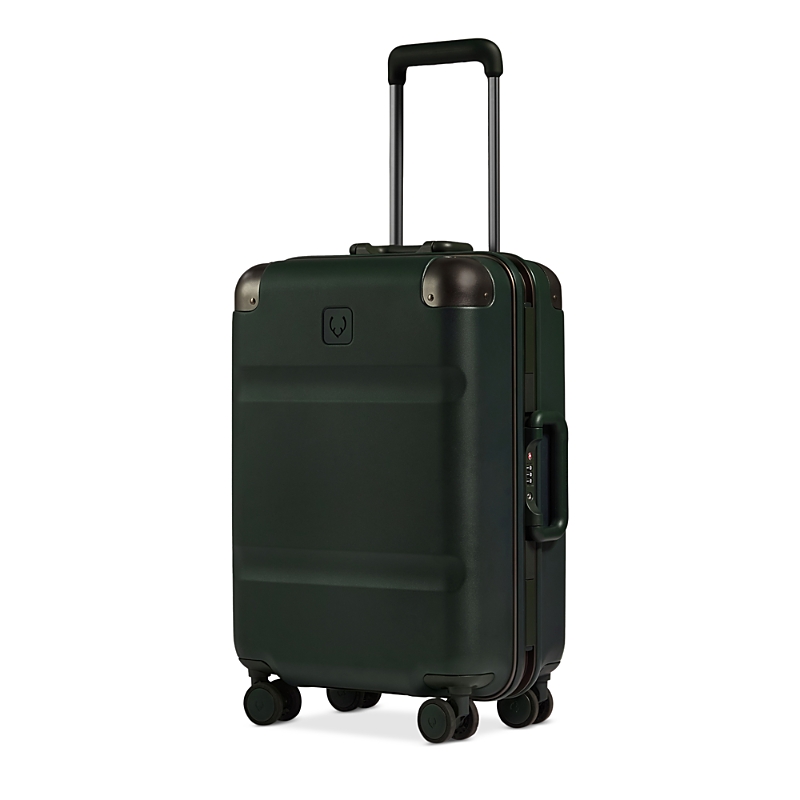 Antler Heritage Stripe Carry On Spinner Suitcase In Green