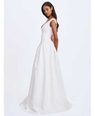  Siena Satin Sweetheart Wedding Gown