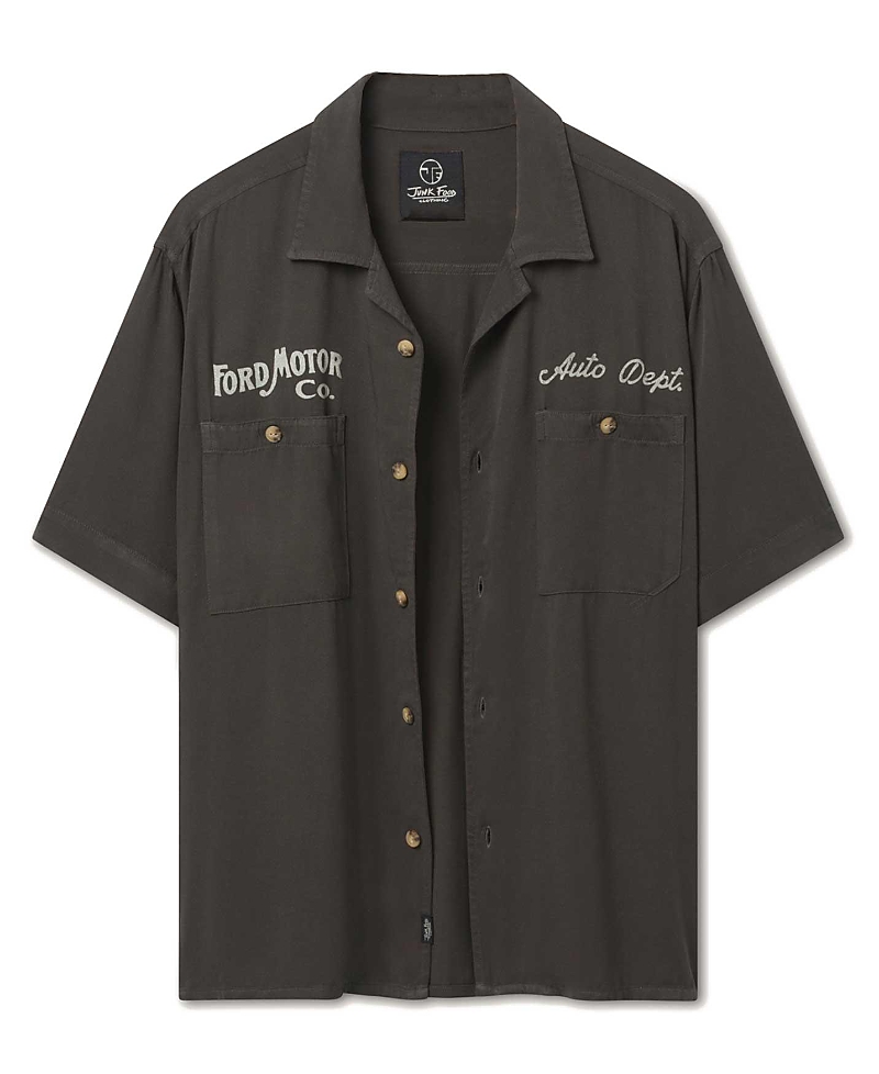 Junk Food Clothing Unisex Ford Motor Co. Camp Shirt