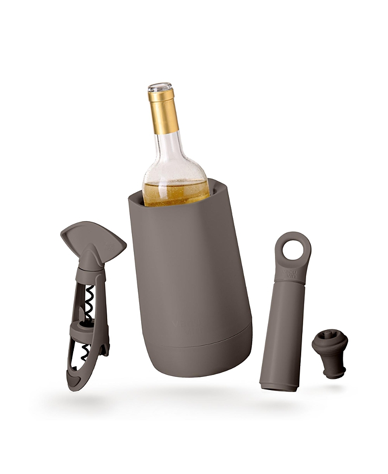 Vacu Vin Host Wine Set, 4 Piece In Gray