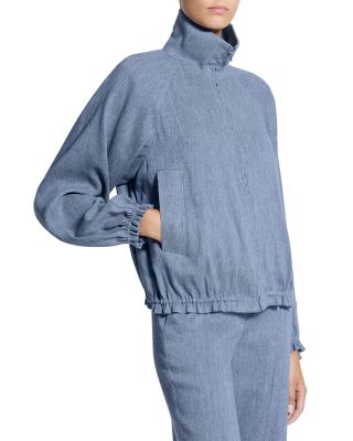 Ruffled Denim Jacket