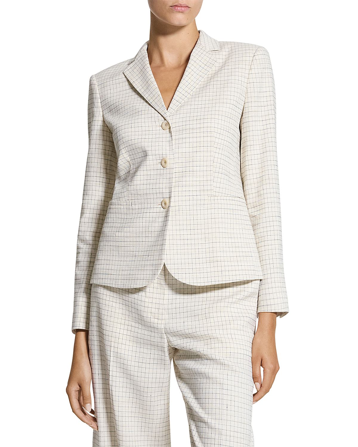Theory Slim Check Blazer