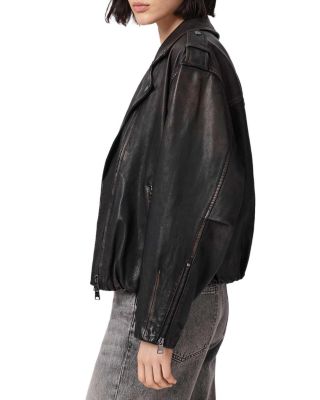 Samina Leather Biker Jacket