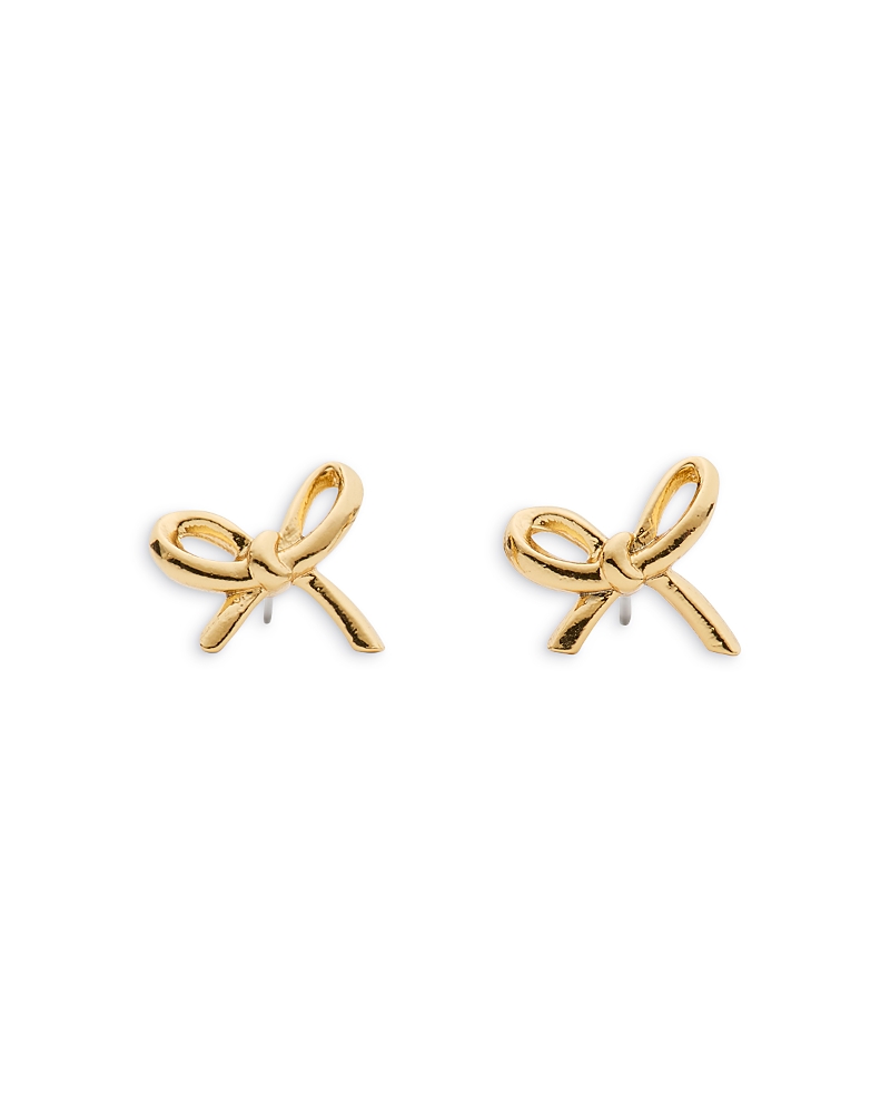 kate spade new york Girlie Pearlie Mini Bow Stud Earrings