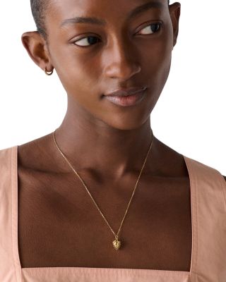 Secret Garden Strawberry Pendant Necklace, 16-19" 