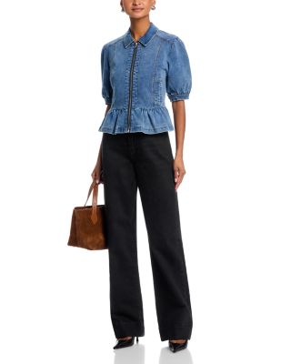 Delancy Jean Jacket in Denim