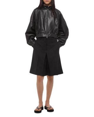 Bond Leather Bomber Jacket 