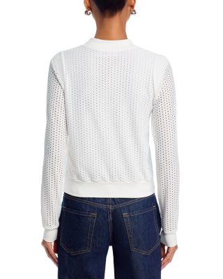 The Cutout Zip Up Sweater