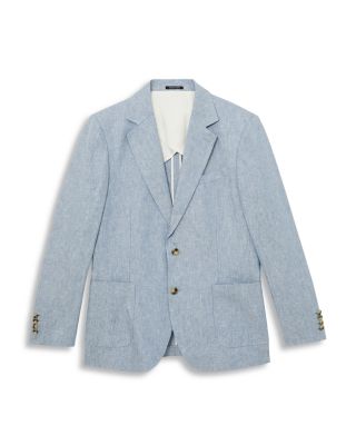 Tailored Fit Linen Twill Blazer