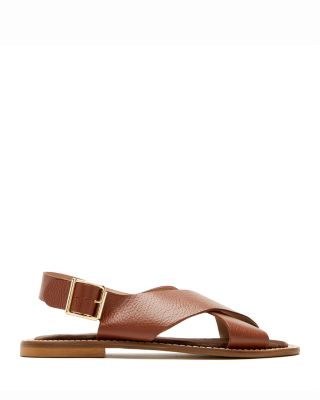 Women's Freeda Leather Flat Sandals