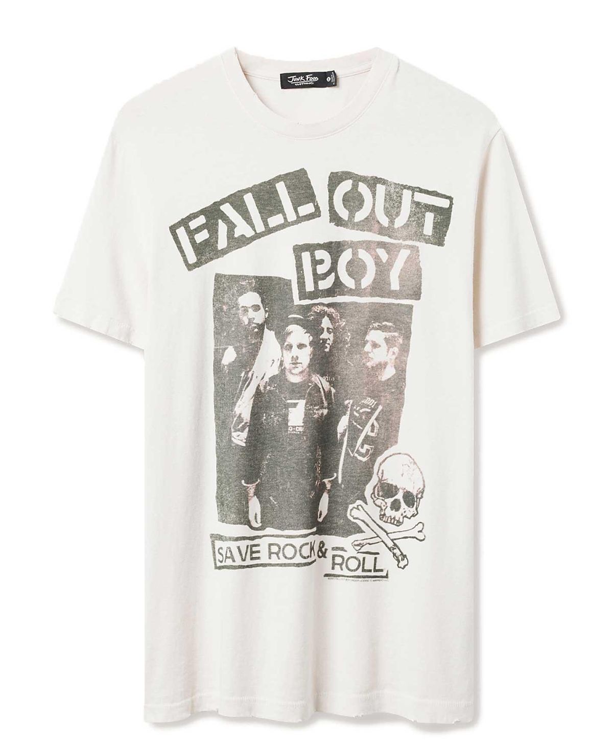 Junk Food Clothing Unisex Fallout Boy Save Rock and Roll Vintage Tee