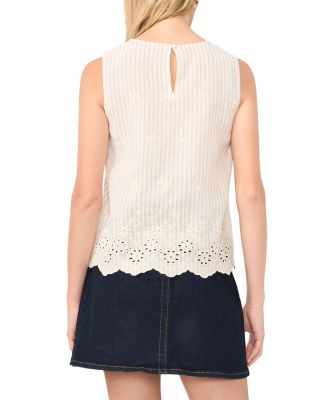 Sleeveless Crewneck Top