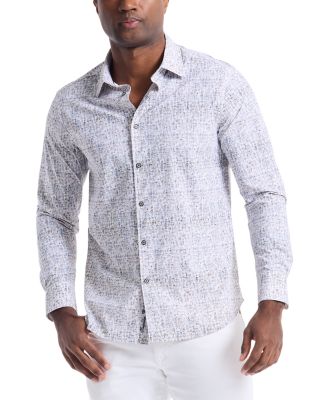 Hammersmith Abstract Pattern Knit Shirt
