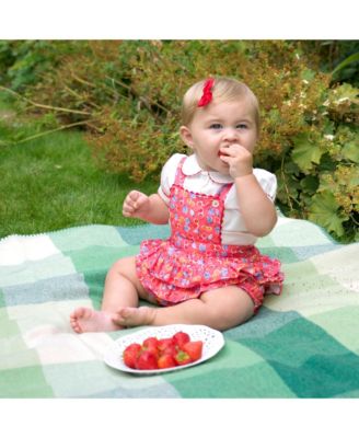Girls' Cherry Dungaree and Blouse Set - Baby