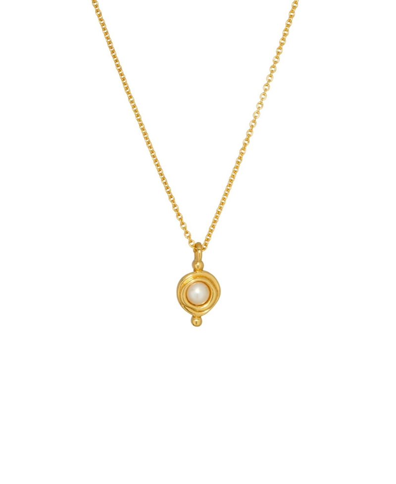 Ottoman Hands Birthstone Pendant Necklace