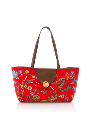 Small Embellished Cotton Tote Bag