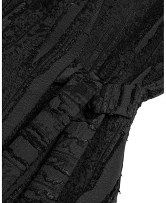  Textured Belted Vest