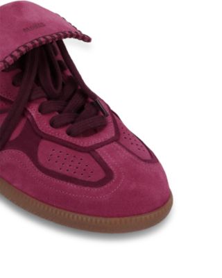Women's TB 490 Club Suede Raspberry Leather Sneakers
