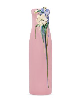Rayna Embroidered Bustier Dress