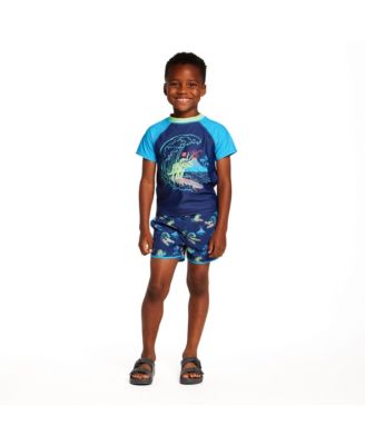 Boys' Short Sleeve Rashguard Set - Little Kid