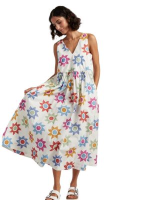  Women's Cotton Sol Summer Dress