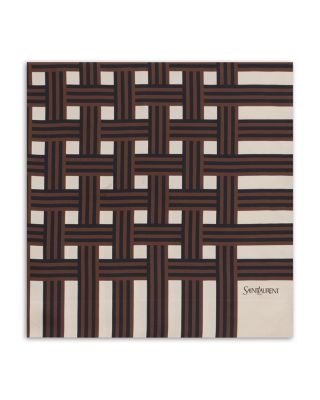  Square Scarf in Weave Silk Twill