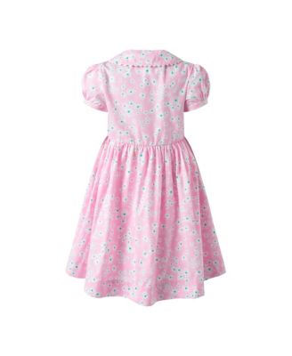 Girls' Daisy Button-Front Dress - Little Kid, Big Kid