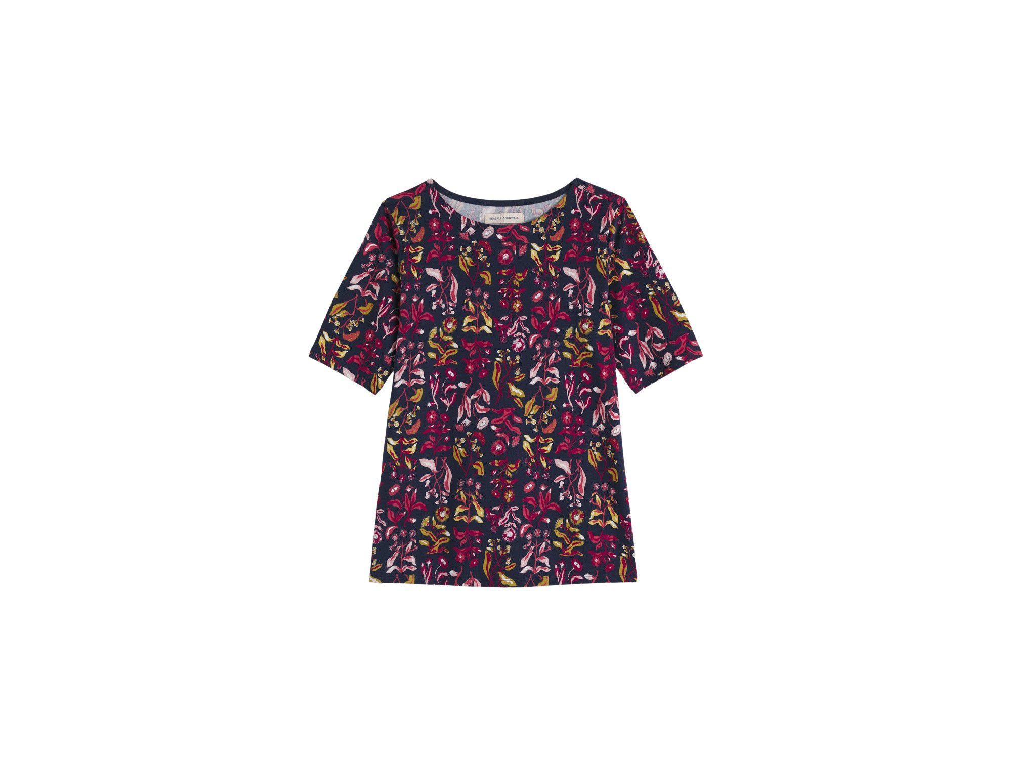 Poisson Printed Boat Neck T-shirt — Image 7
