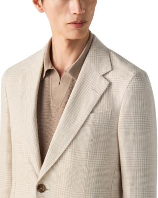 Crossover Linen, Wool, and Silk Jacket