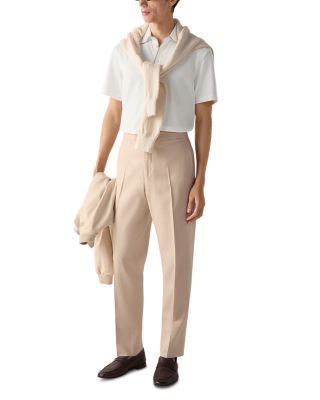 Cotton and Silk Polo Shirt