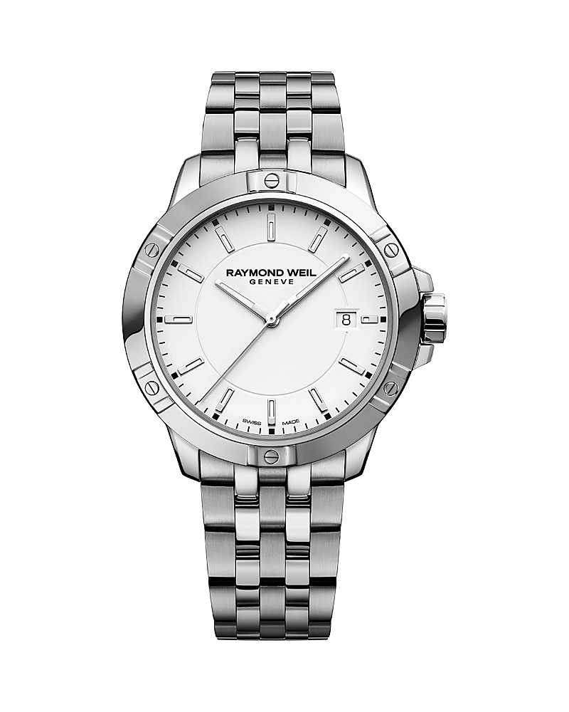 Raymond Weil Tango Classic Quartz White Dial Bracelet Watch, 41mm