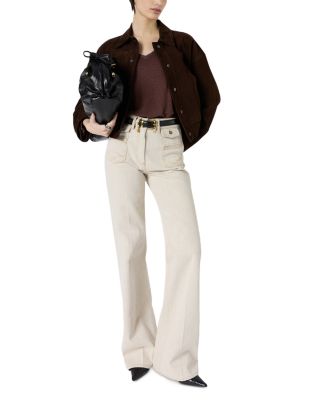 Mirana Linen V Neck Top