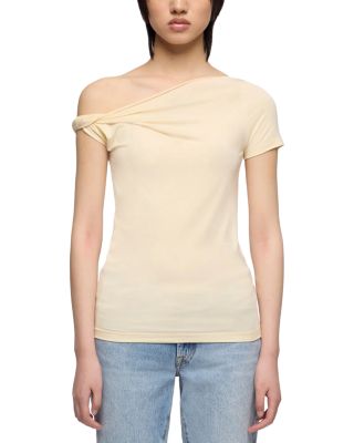 Twisted Off-the-Shoulder Tee