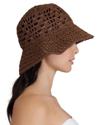 Jonah Twisted Crochet Packable Bucket Hat