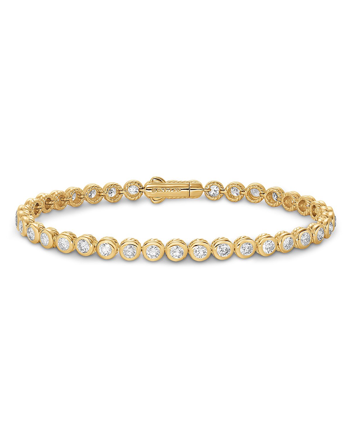 Bezel Set Tennis Bracelet