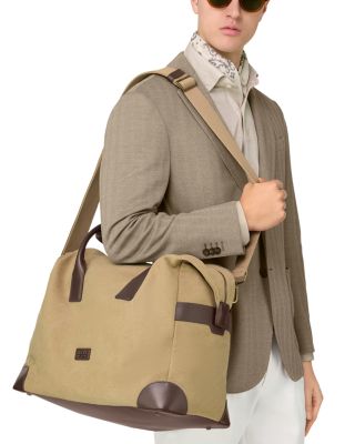 Washed Canvas Weekend Bag