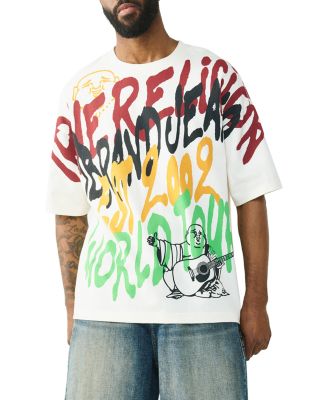 Oversized Fit Graffiti Tee