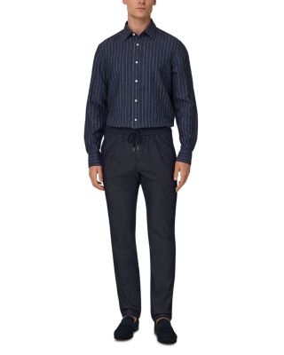 Coulisse Tapered Fit Drawstring Trousers