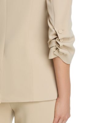 Khloe Ruched-Cuff Blazer