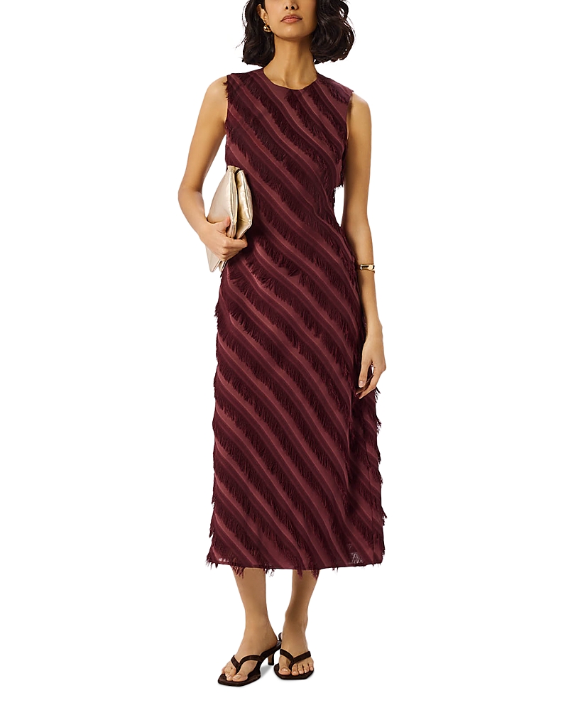 Whistles Diagonal Fringe Dress - Exclusive