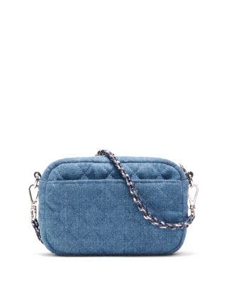 Crosby Mini Quilted Denim Crossbody Bag 
