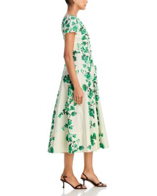 Saffier Vines Midi Shirt Dress